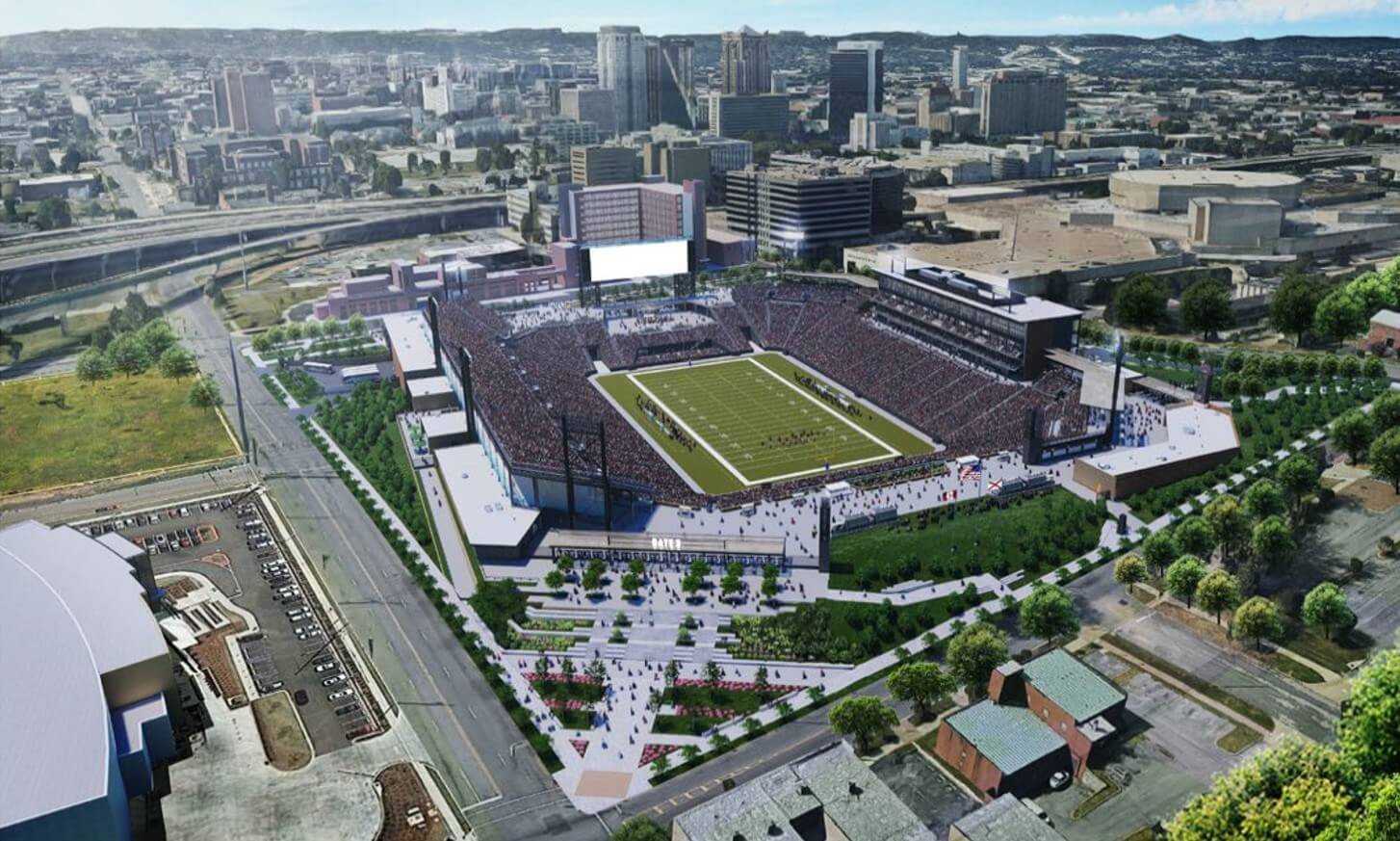 Protective Stadium Recently Completed BL Harbert International BL